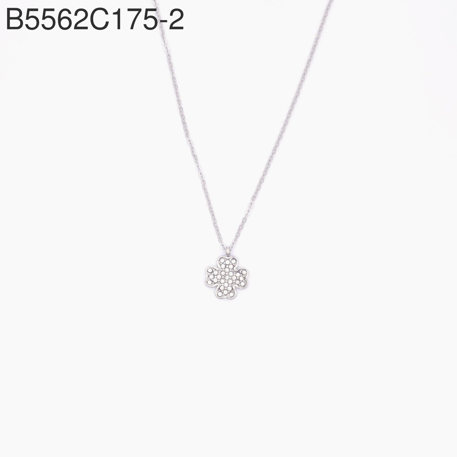 Collar de circón (plata)