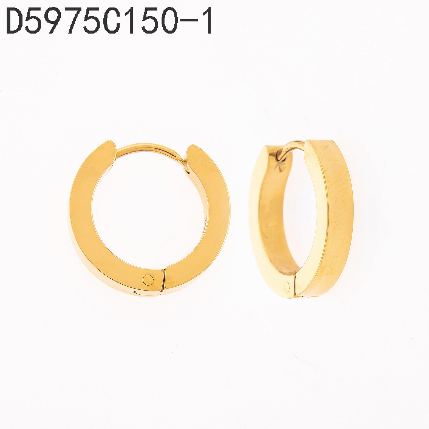 Pendientes de aro Oro Grueso 14K