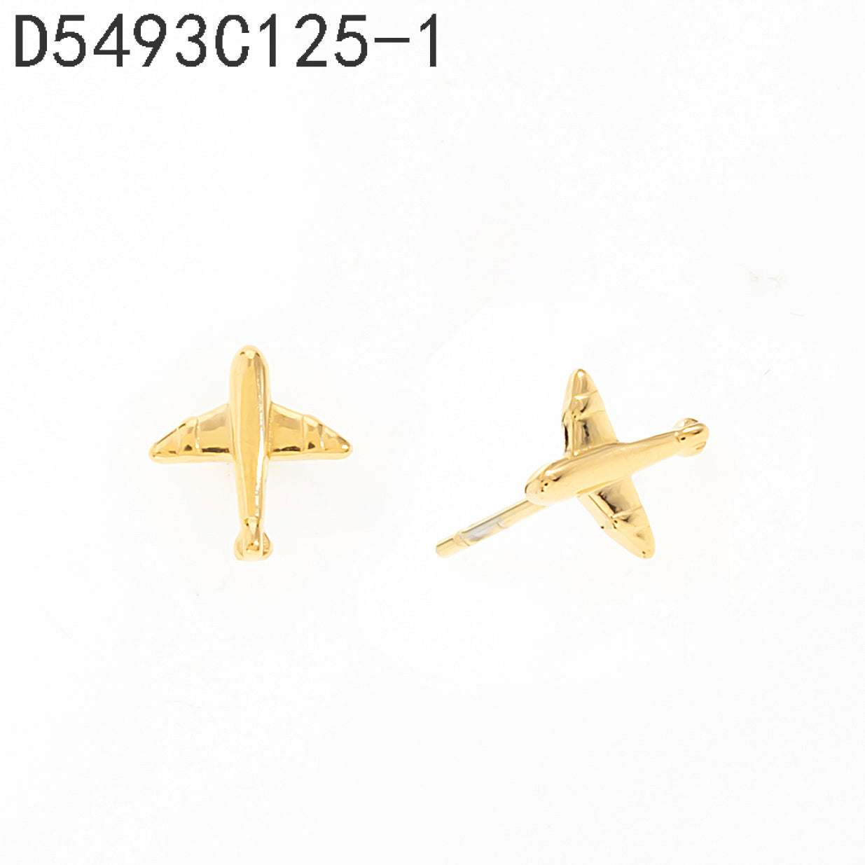 Pendientes con hebilla Oro Grueso 14K