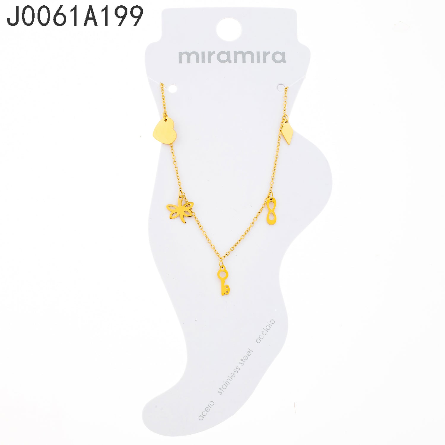 Tobillera Oro Grueso 14K