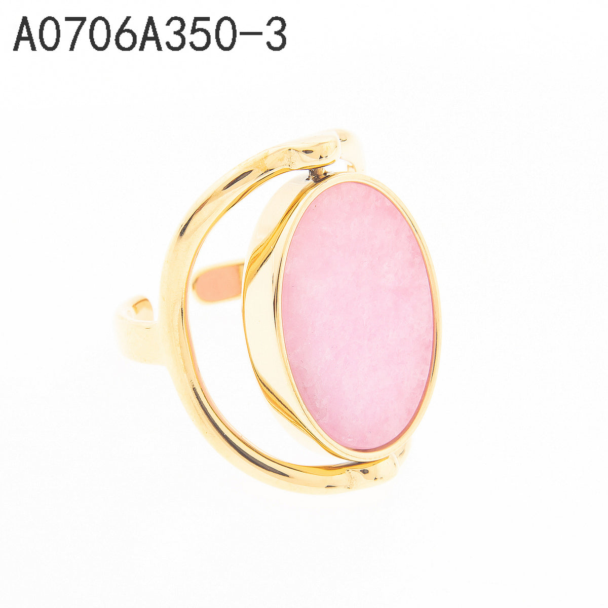 Anillo Cuarzo rosa