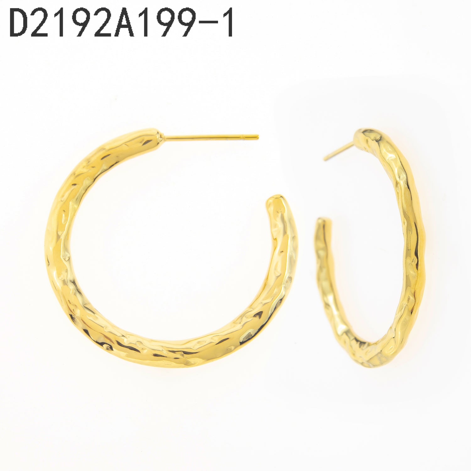 Pendientes de aro Oro Grueso 14K