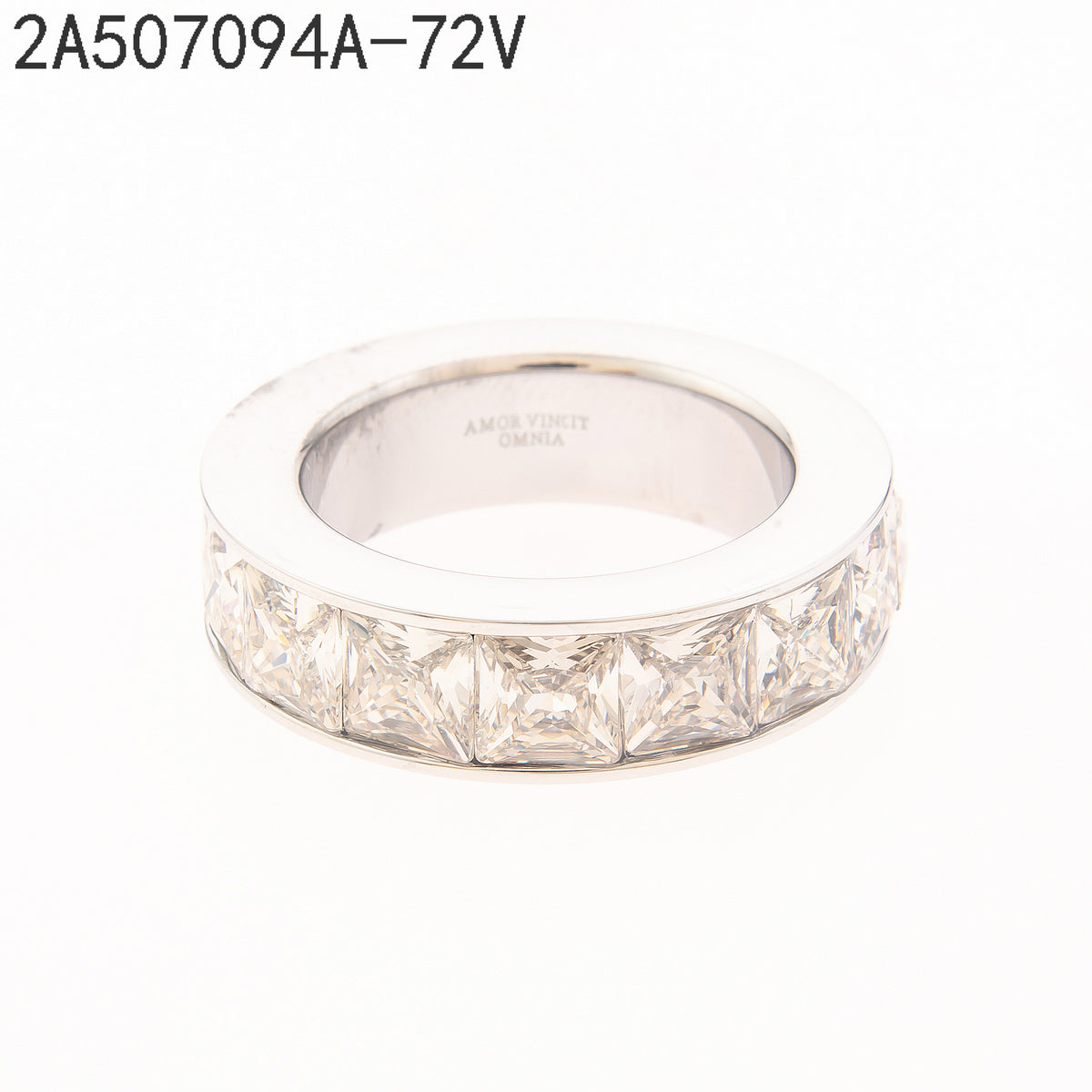 Anillo Zirconia blanca Oro Blanco