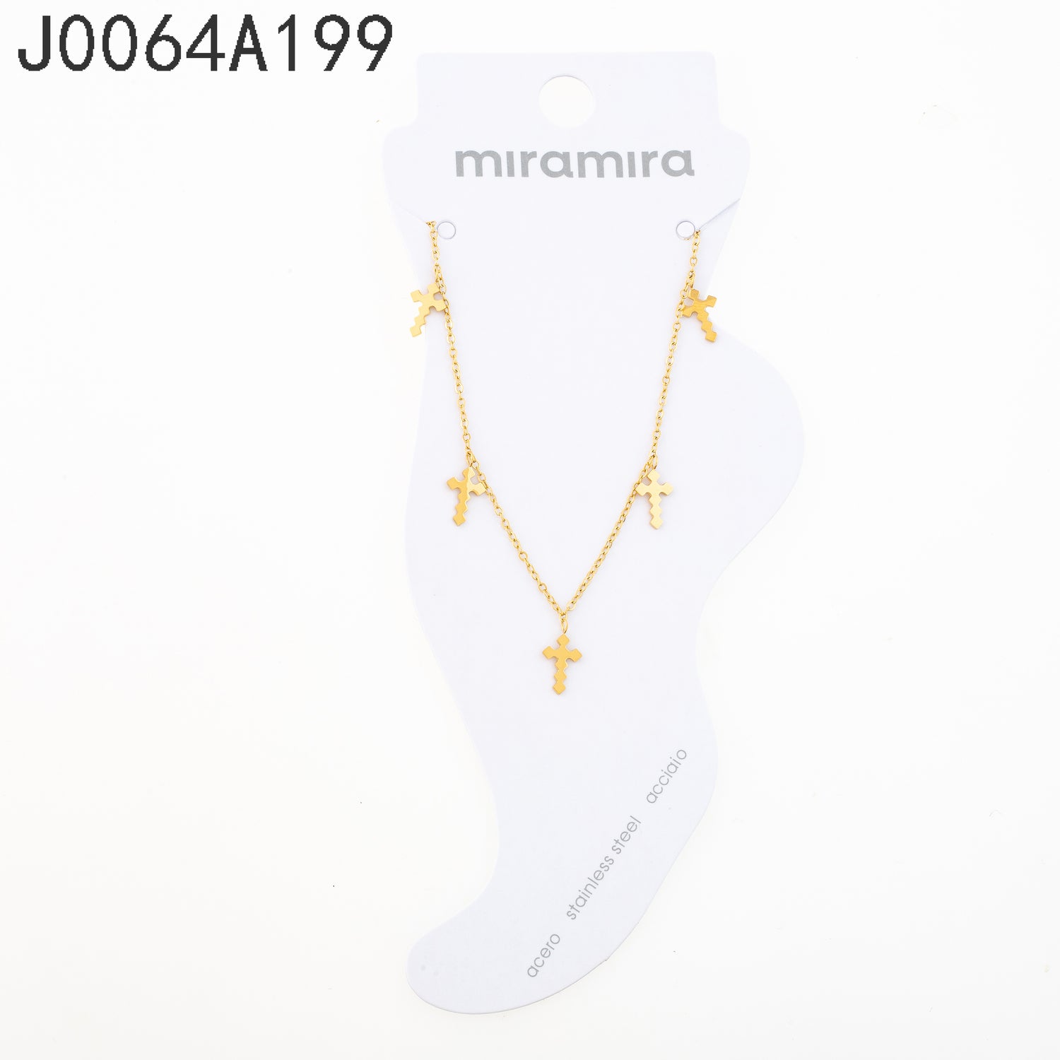 Tobillera Oro Grueso 14K