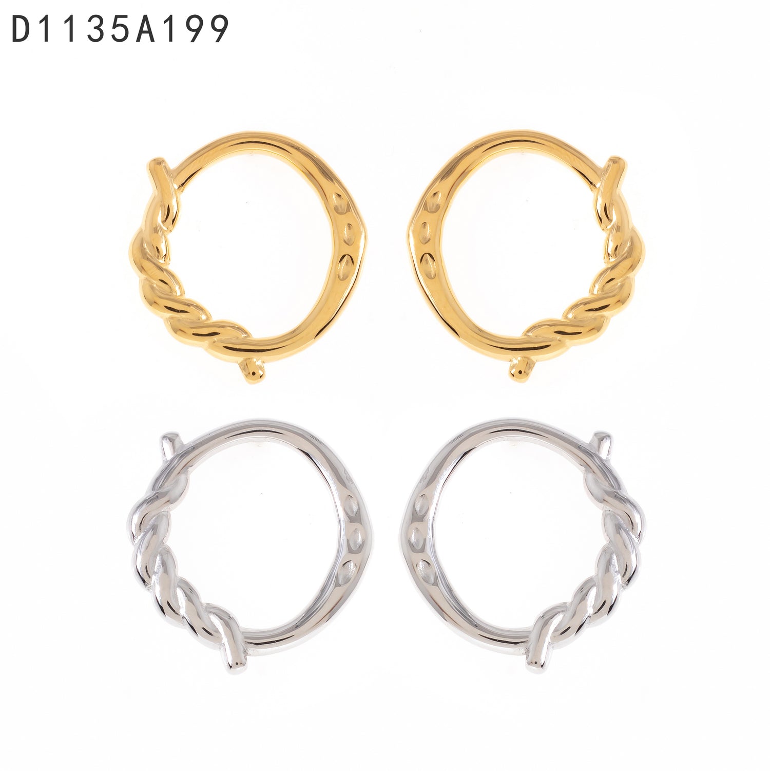 pendientes de aro (plata)