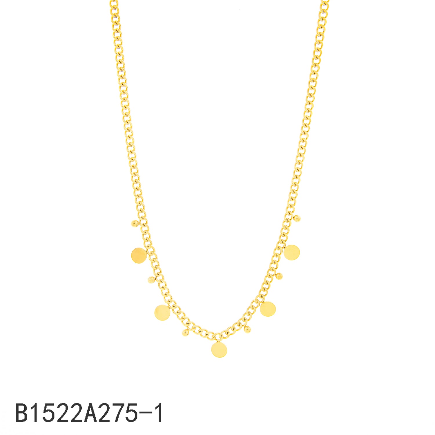 Collar Dainty Coins Chain
