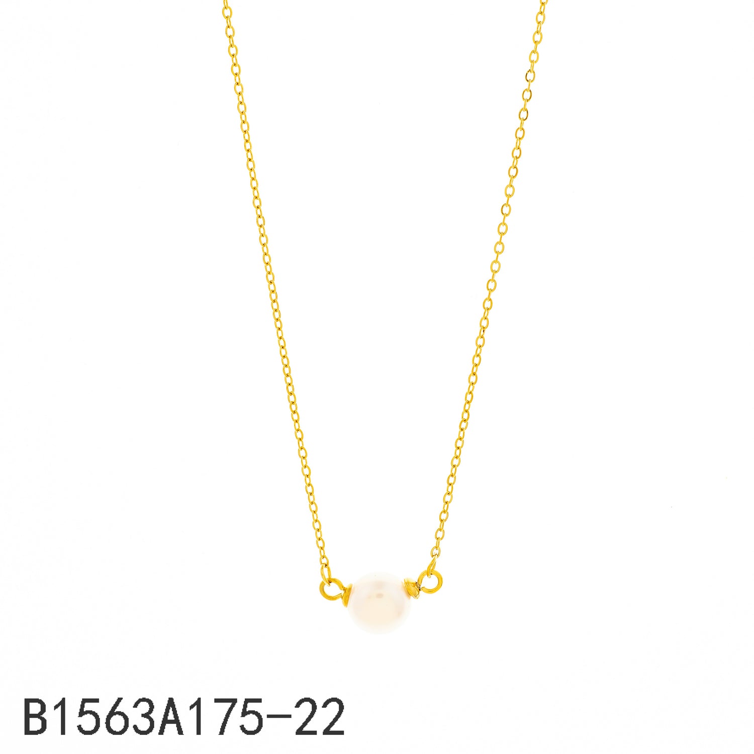 Collar de perlas Oro Grueso 14K