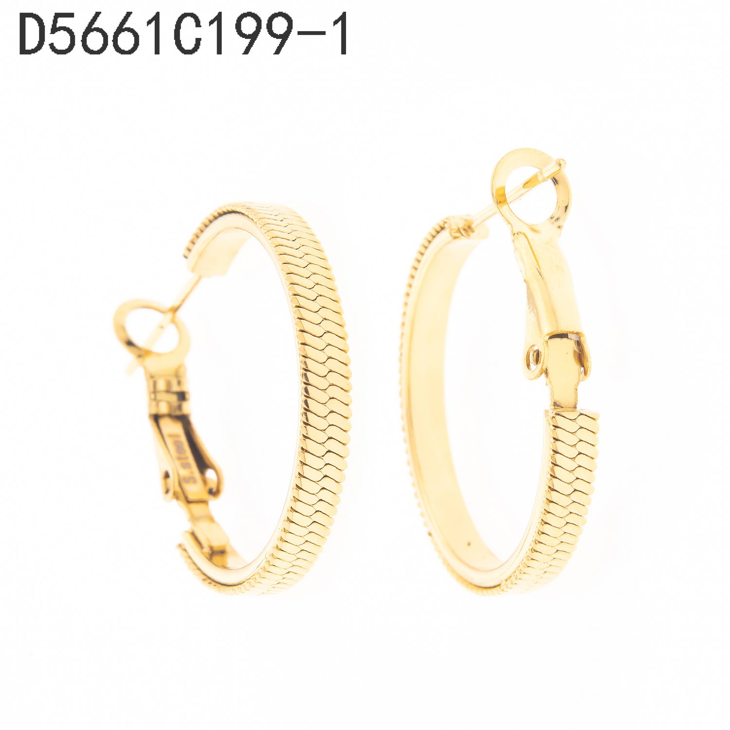 Pendientes de aro Oro Grueso 14K