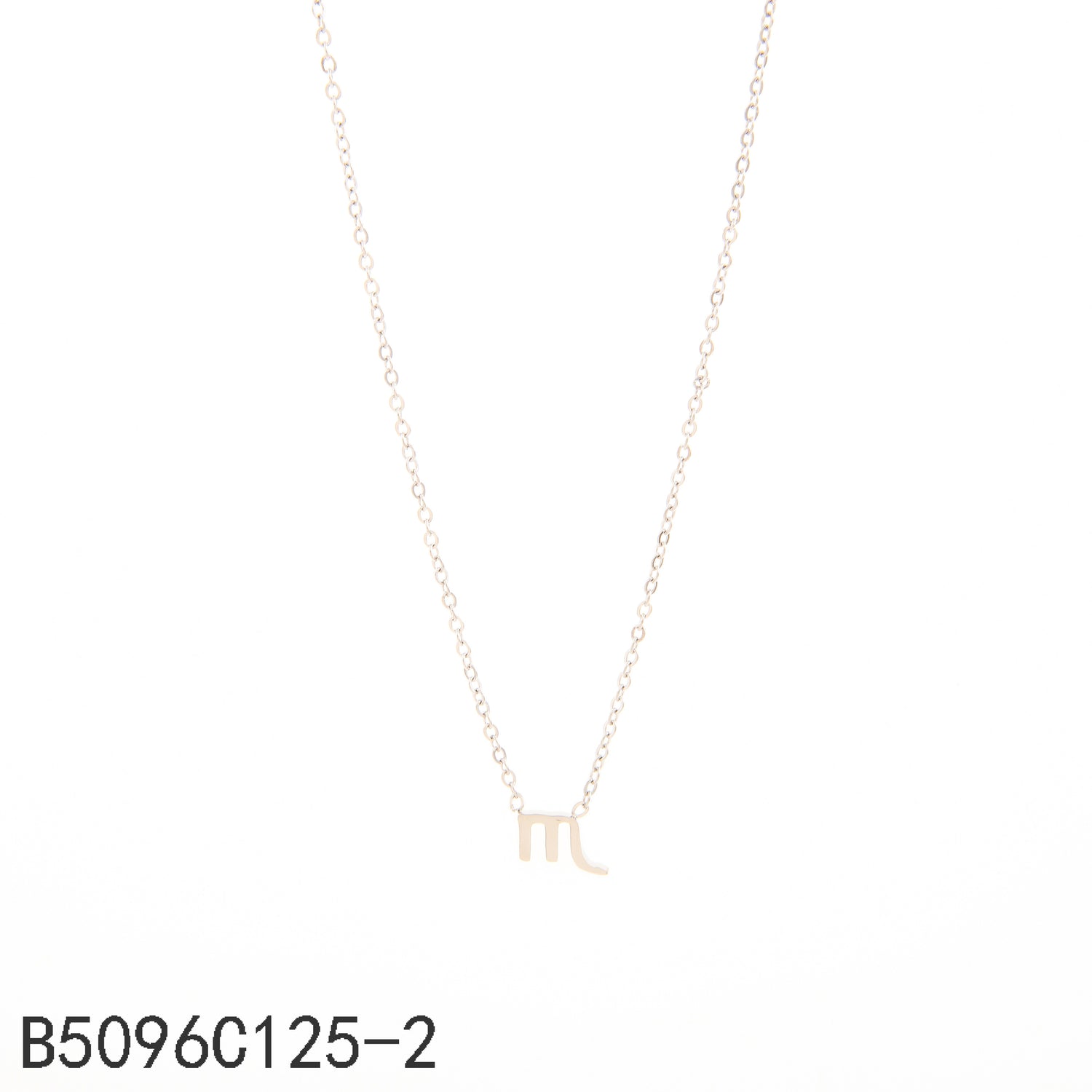 Collar de Escorpio Oro Grueso 14K