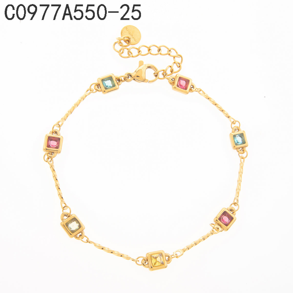 Pulsera Ojo de tigre rosa