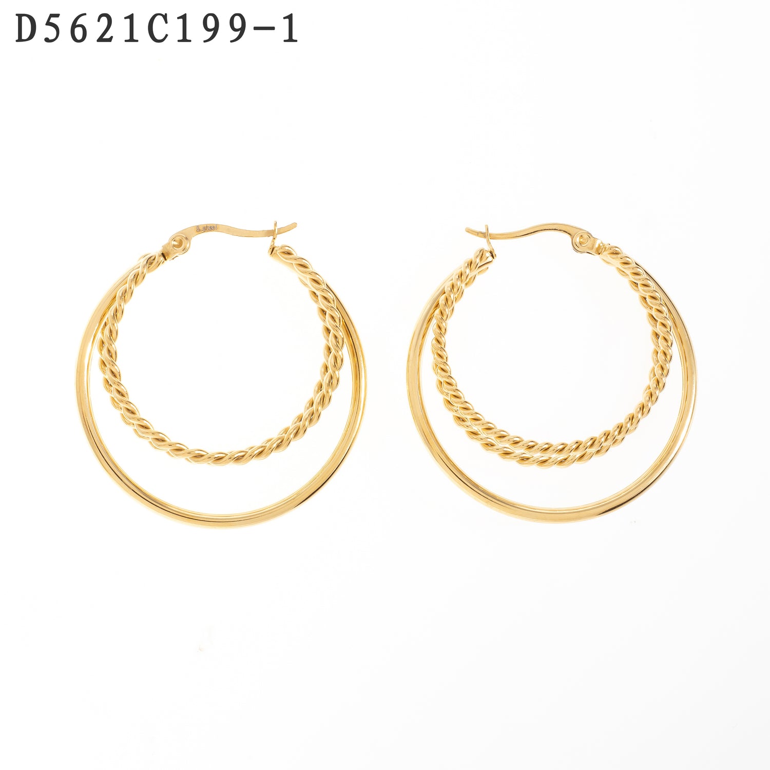 Pendientes Oro Grueso 14K
