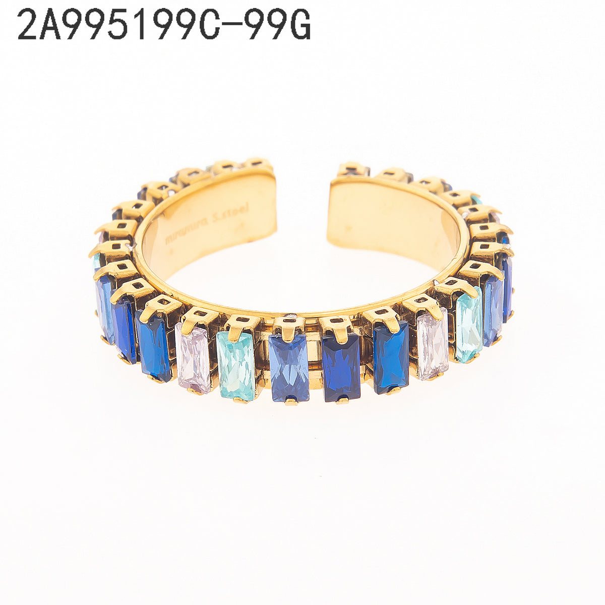 Anillo Multicolor Dorado