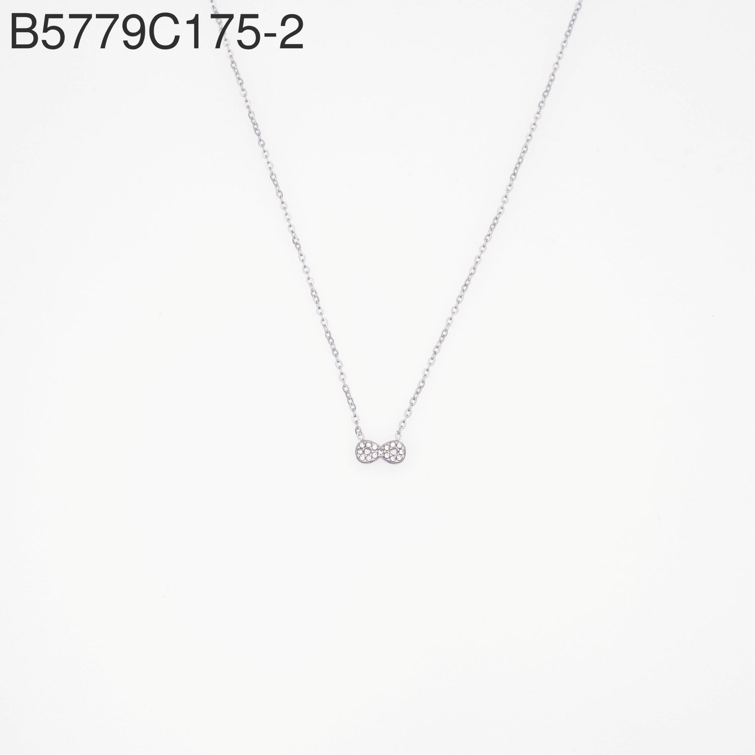 Collar de circón (plata)