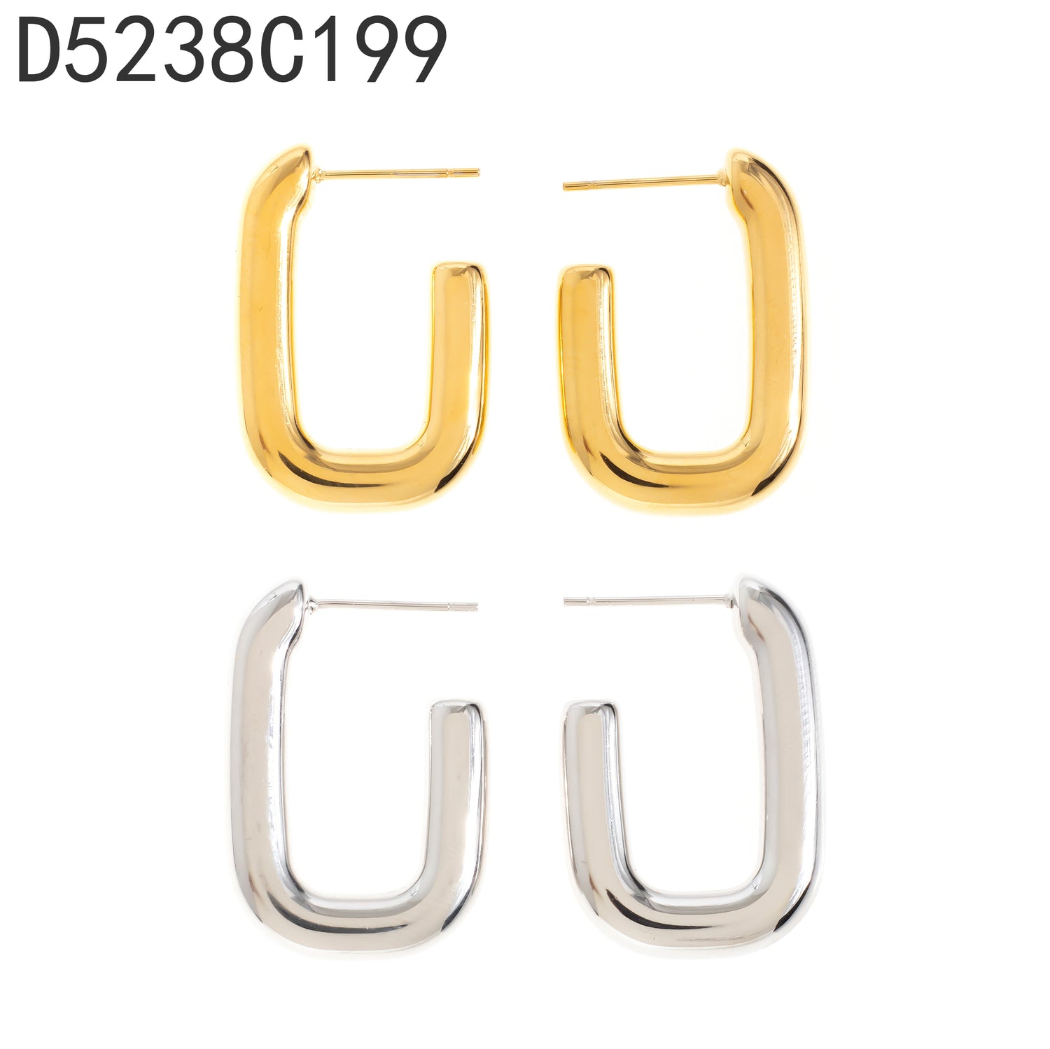 pendientes de aro (plata)