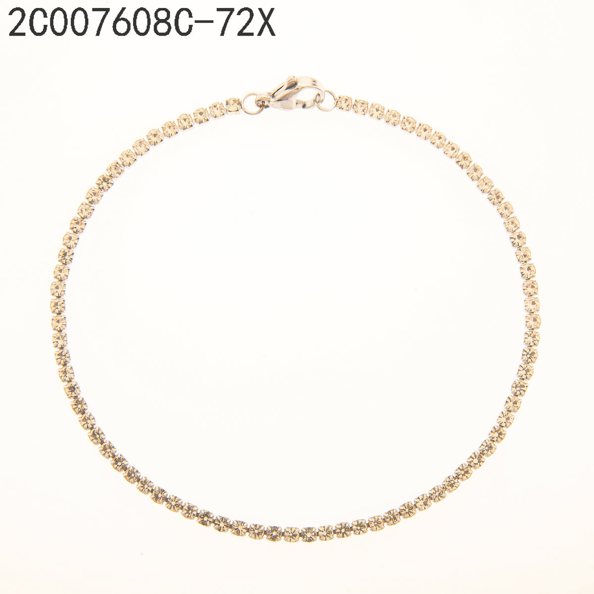 Pulsera Zirconia blanca Mixto (dorado + plateado)
