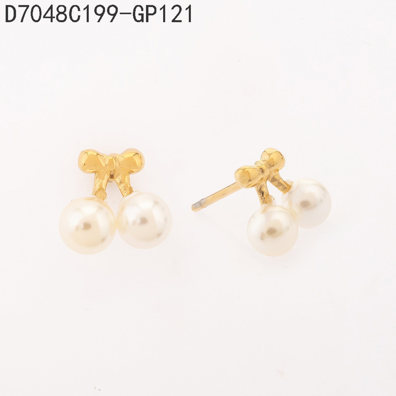 Pendientes de perlas Oro Grueso 14K