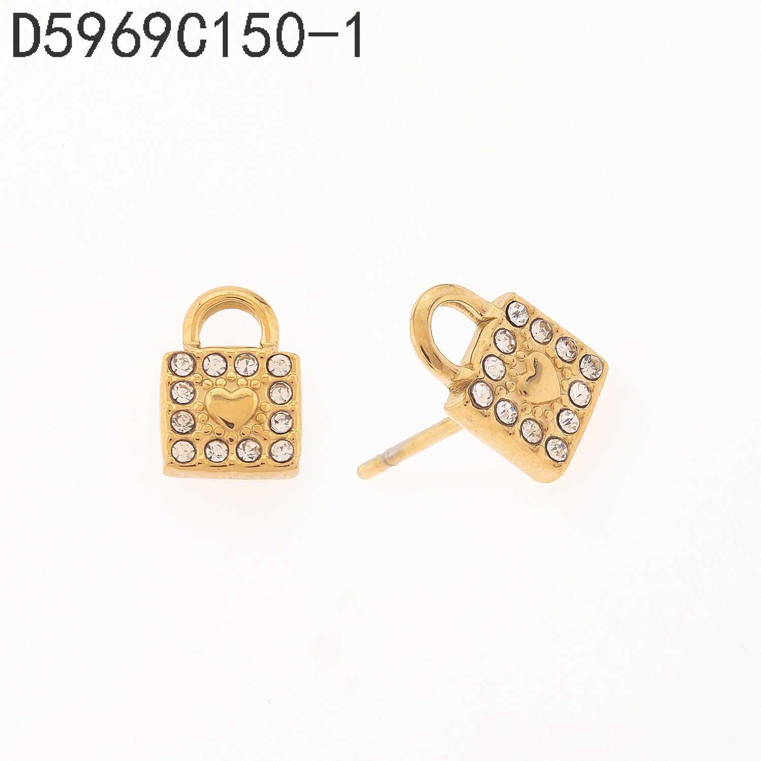 pendientes de hebilla de circón