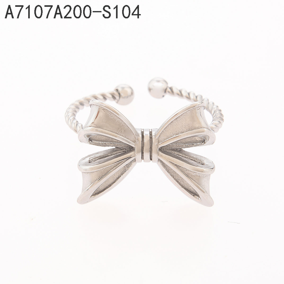 Anillo  Dorado Cinta de mariposa