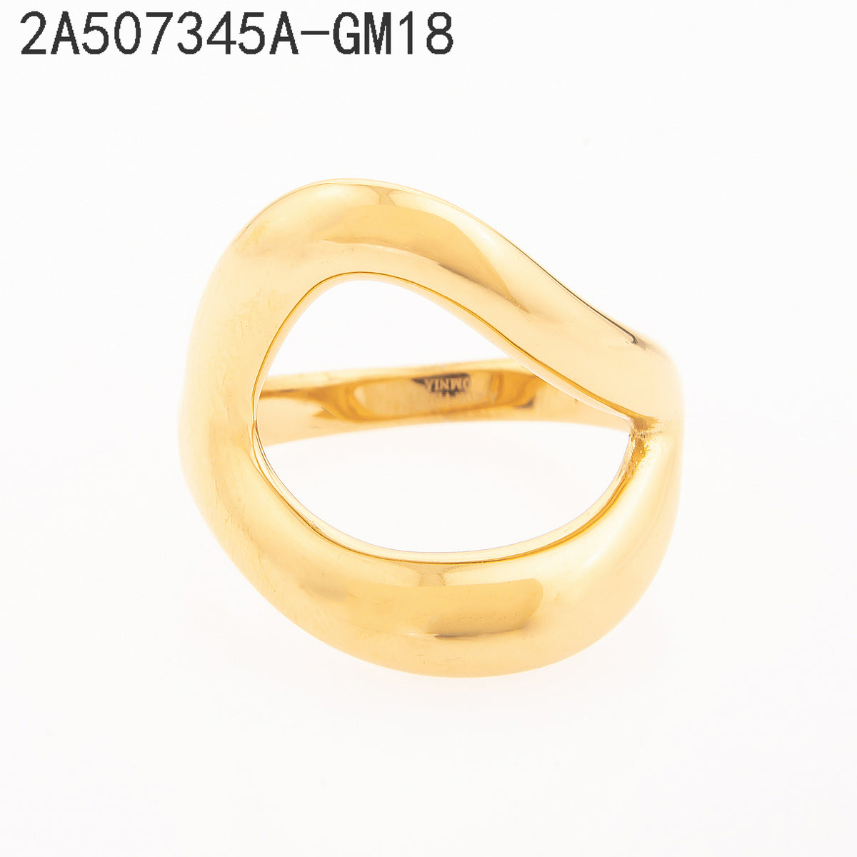 Anillo  Dorado  18 Milimetros