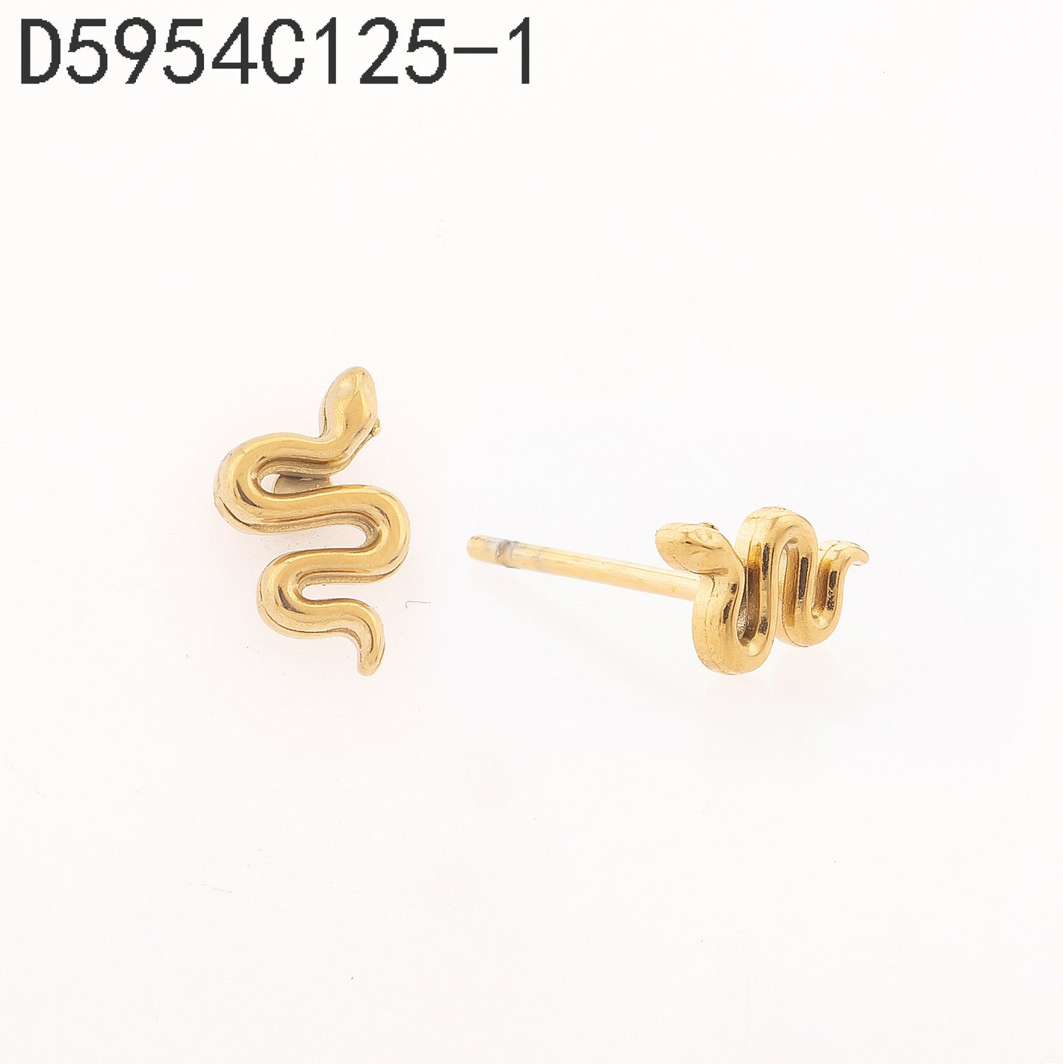 Pendientes con hebilla Oro Grueso 14K