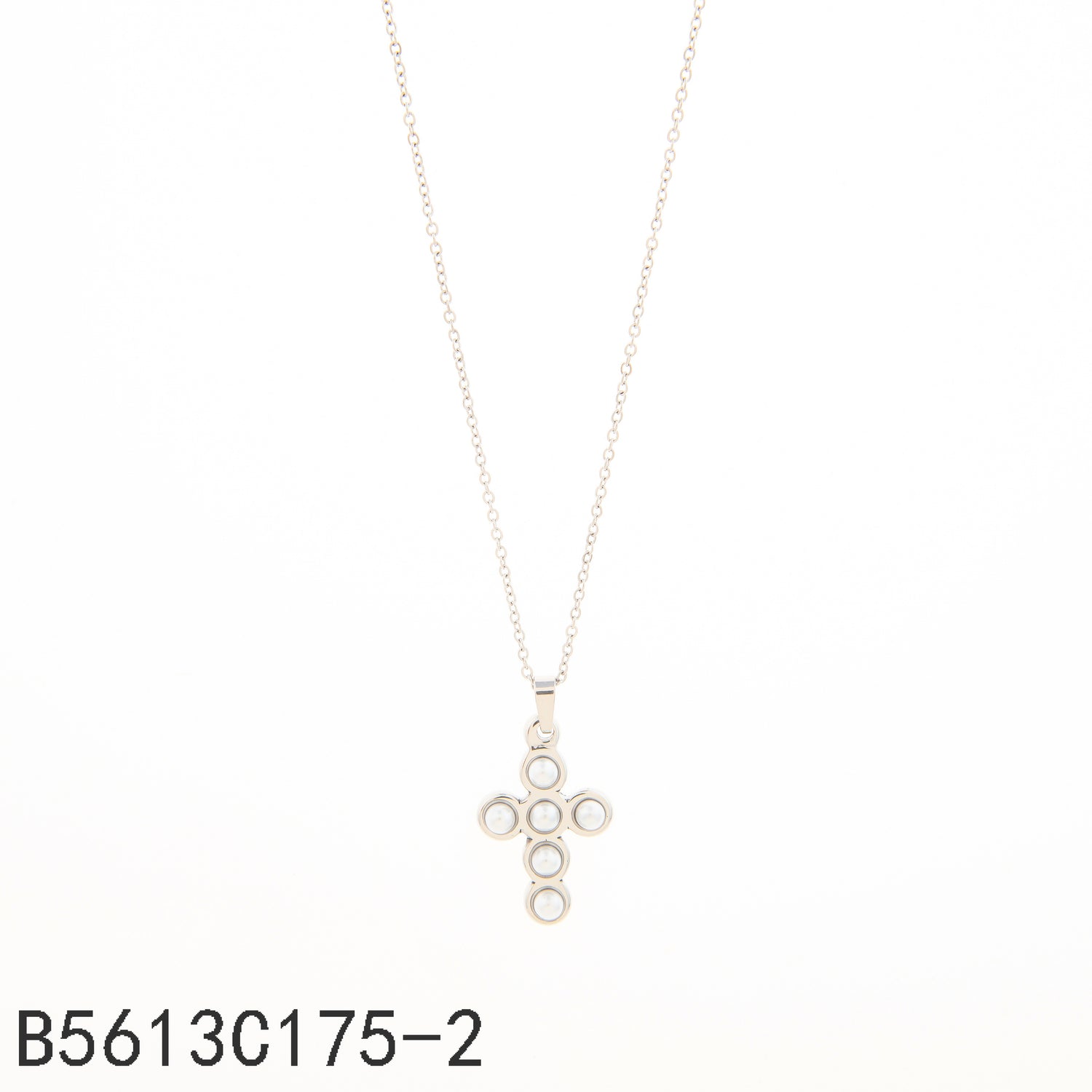 Collar de circón (plata)