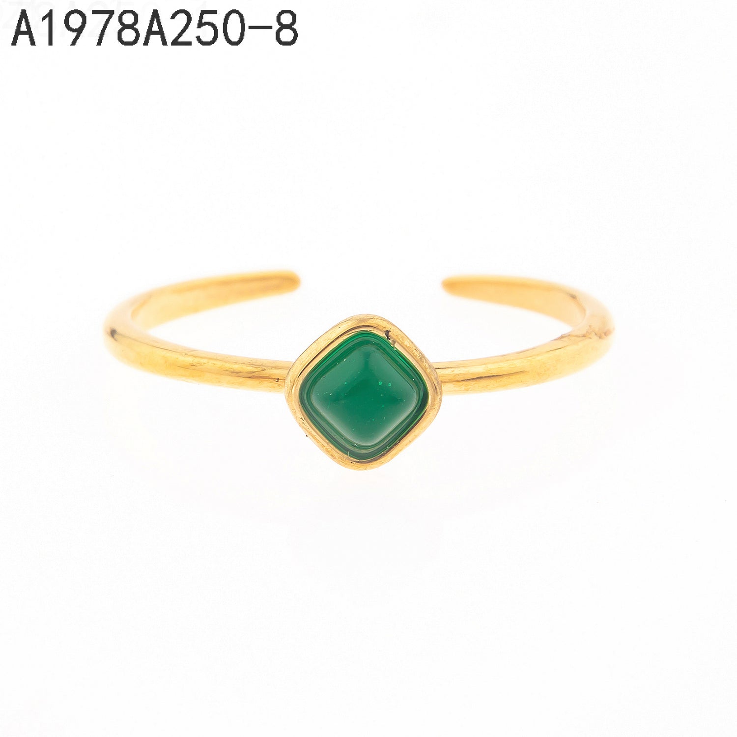 Anillo Square Minimal Stone