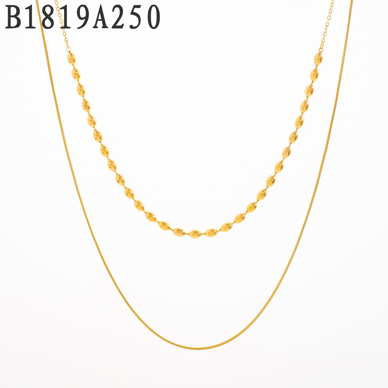 Collar Duo Golden Layers