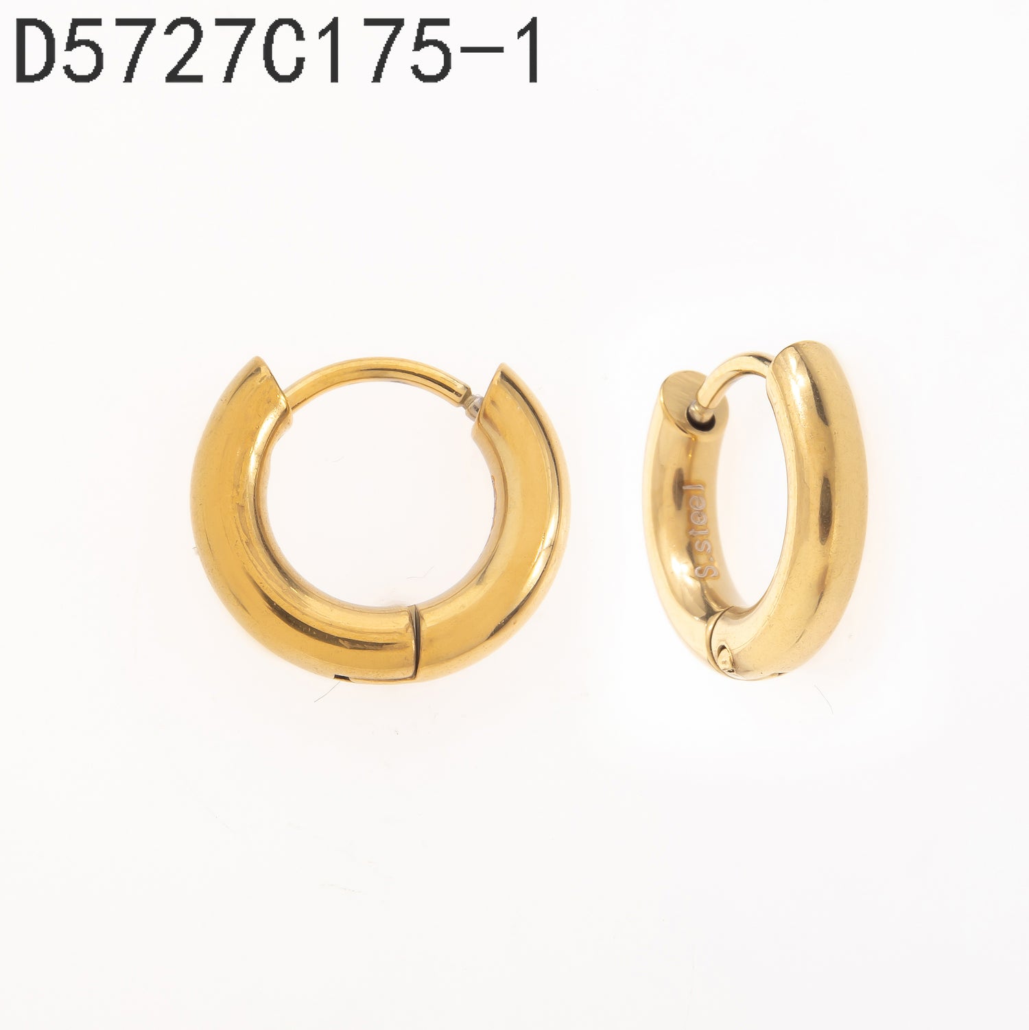 Pendientes de aro Oro Grueso 14K