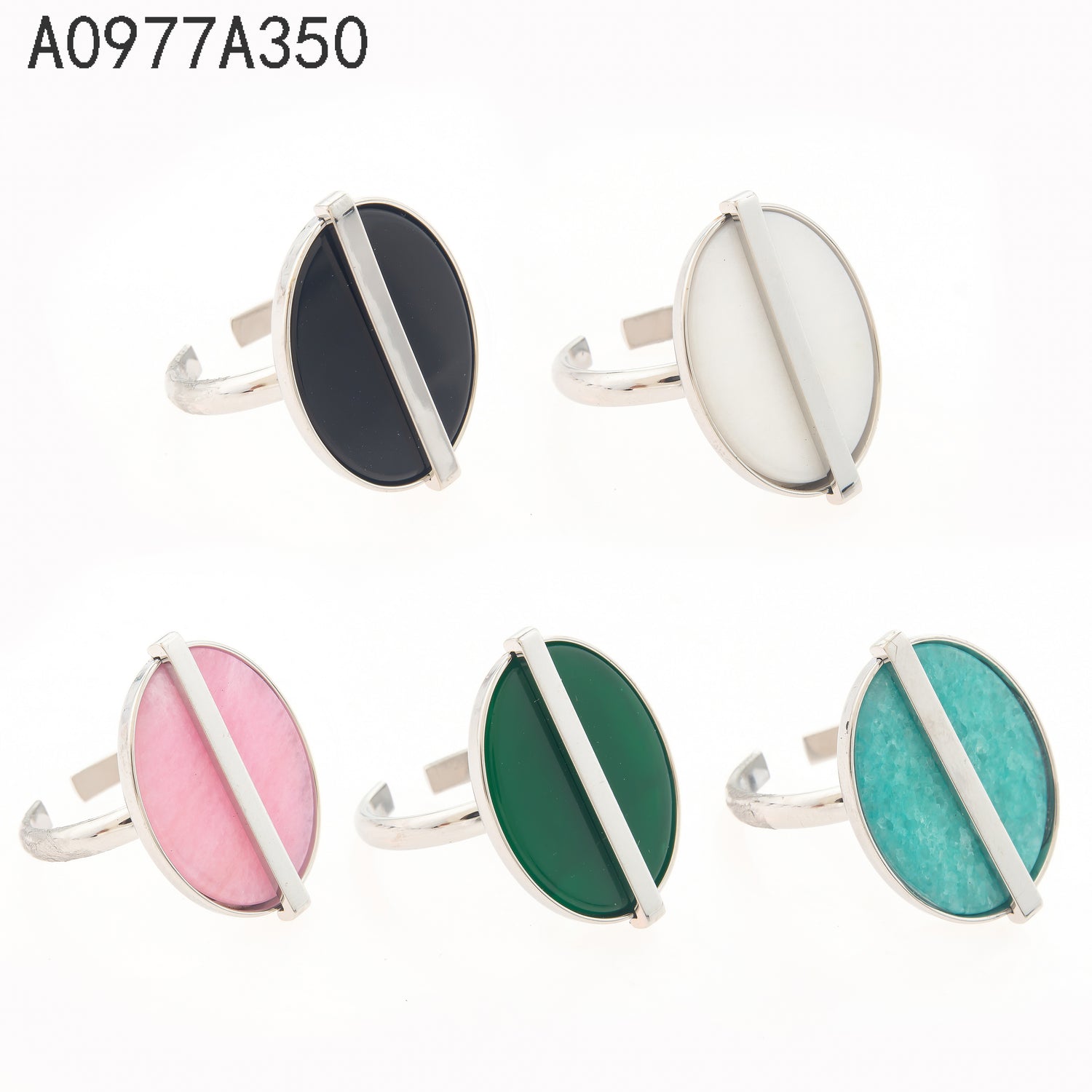 Anillo de nácar Oro Grueso 14K
