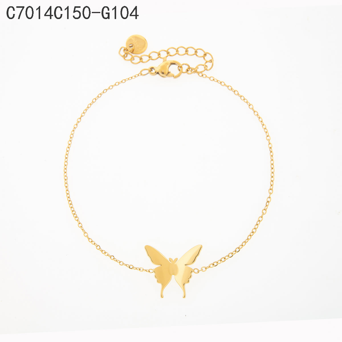 Pulsera  Dorado Cinta de mariposa